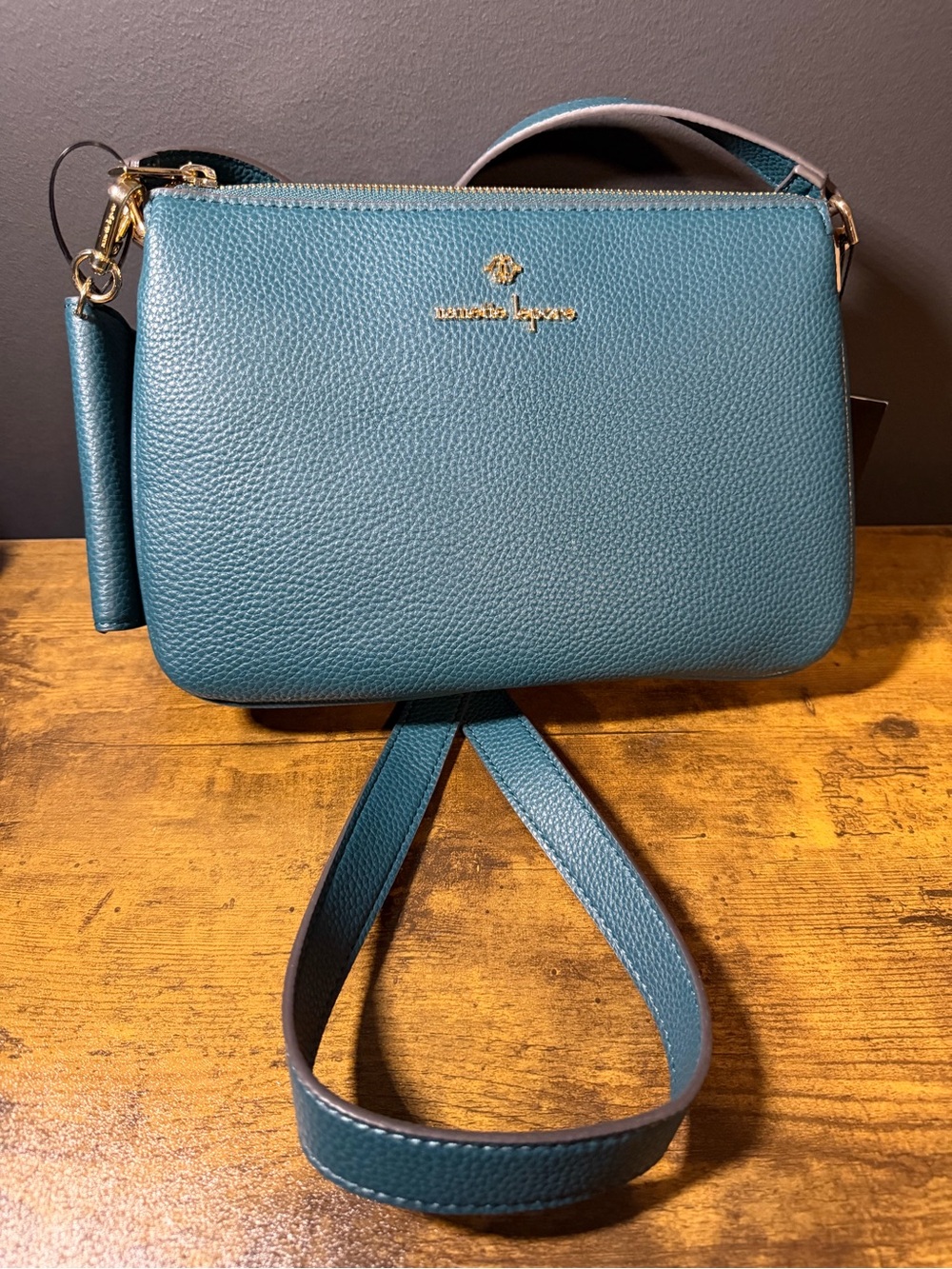 Nanette Lepore Pebbled Vegan Leather Crossbody. NWT - Picture 1 of 12